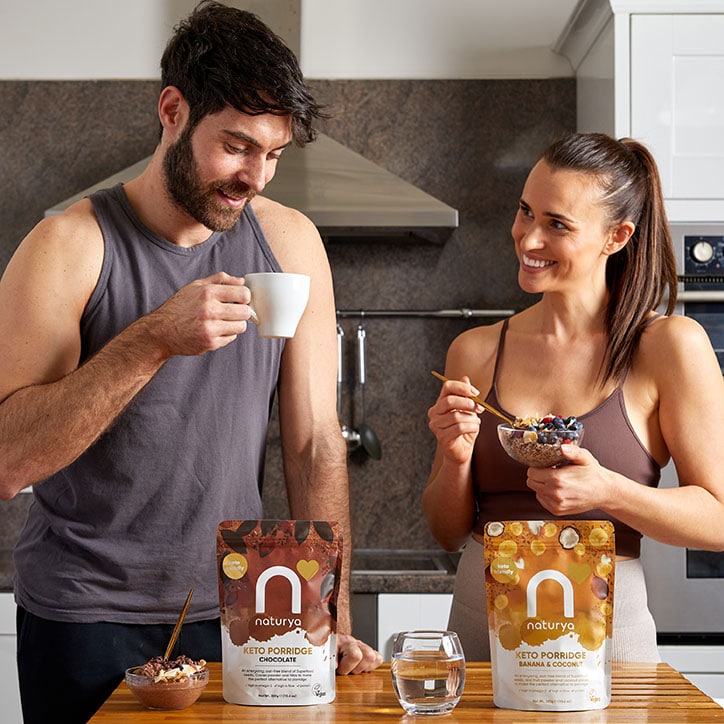 Naturya Keto Porridge Banana & Coconut 300g